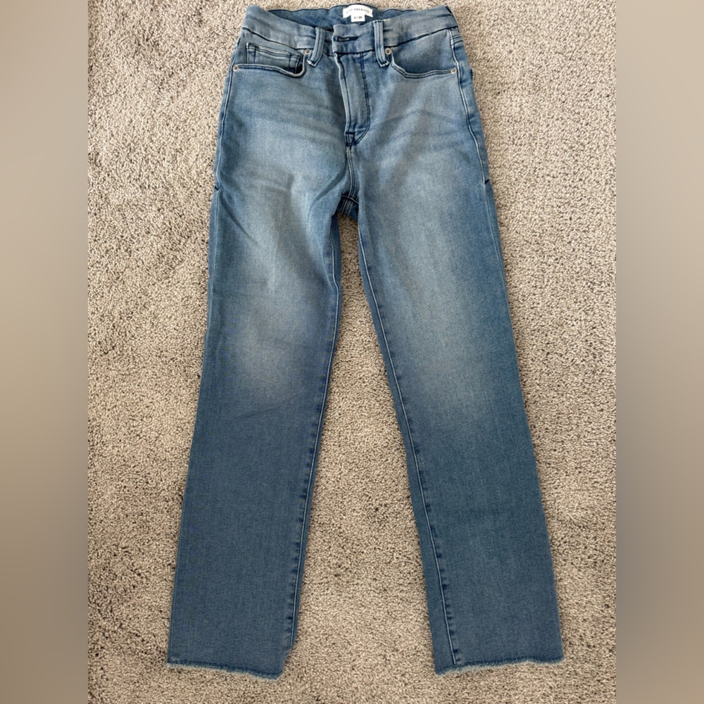 Good American Good Legs Straight Ankle Women Jeans